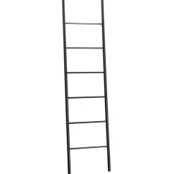 Håndklædeholdere|Håndklædestige bambus 180 x 45 cm Sort