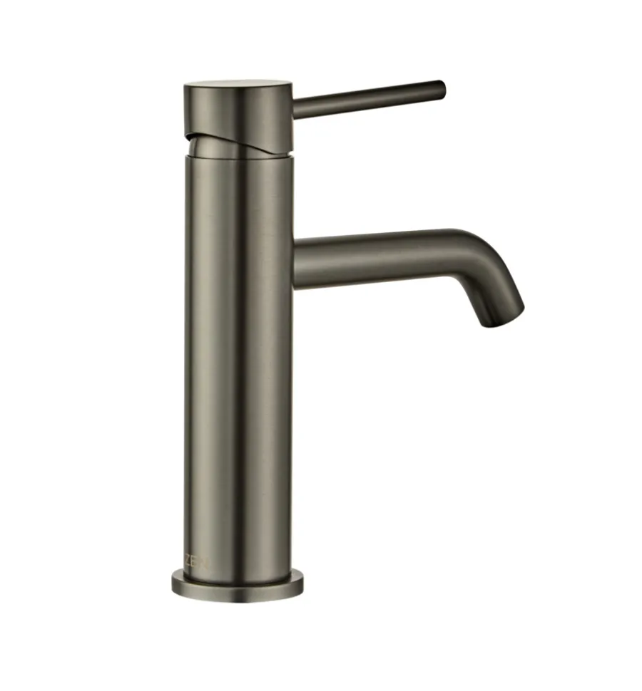 Håndvaskarmatur|Håndvaskarmatur Slim vinkel gunmetal