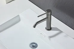 Håndvaskarmatur|Håndvaskarmatur Slim vinkel gunmetal