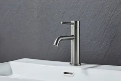 Håndvaskarmatur|Håndvaskarmatur Slim vinkel gunmetal