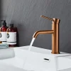 Håndvaskarmatur|Håndvaskarmatur Slim vinkel kobberfinish
