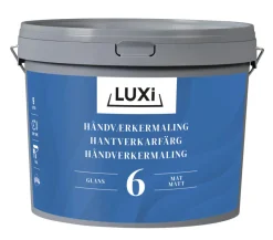 LUXI® Vægmaling|Håndværkermaling 6 10,8 liter - Hvid
