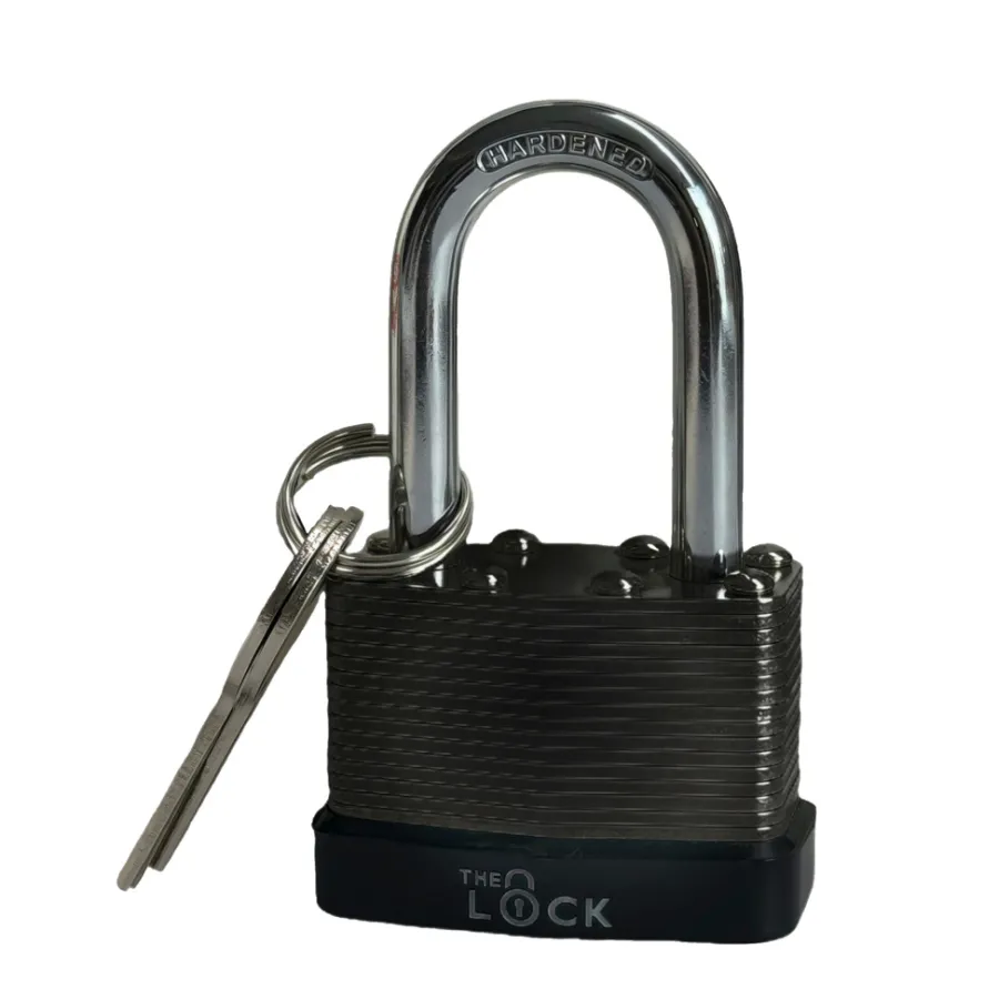 The lock Hængelåse|Hængelås Heavy Duty m/to nøgler 45 mm zink Sort