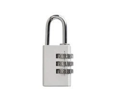 The lock Hængelåse|Hængelås m/kode 30 mm aluminium Sølv