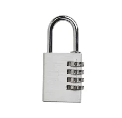 The lock Hængelåse|Hængelås m/kode 40 mm aluminium Sølv
