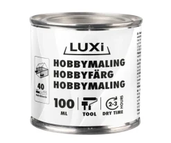 LUXI® Hobbymaling|Hobbymaling 100 ml - Hvid