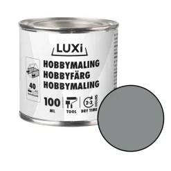 LUXI® Hobbymaling|Hobbymaling 100 ml - Sølv