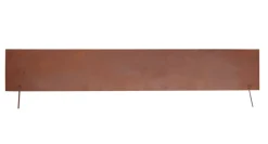 HORTUS Bedafgrænsning & Minihegn|bedkant råjern m/spyd 35 x 100 cm