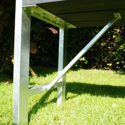 HORTUS Havebænke|bænk H-model nonwood 180 cm antracitgrå