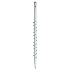 HORTUS Skruer|jordskrue galvaniseret stål Ø25 x 750 mm