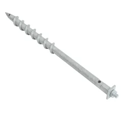 HORTUS Skruer|jordskrue galvaniseret stål Ø25 x 750 mm