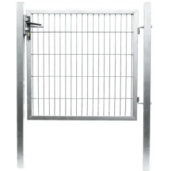 HORTUS Panelhegn|Havelåger|låge t/panelhegn galv. 100 x 100 cm - webshop sølv