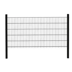 HORTUS Panelhegn|panelhegn dobbelttrådet 201 x 103 cm Sort