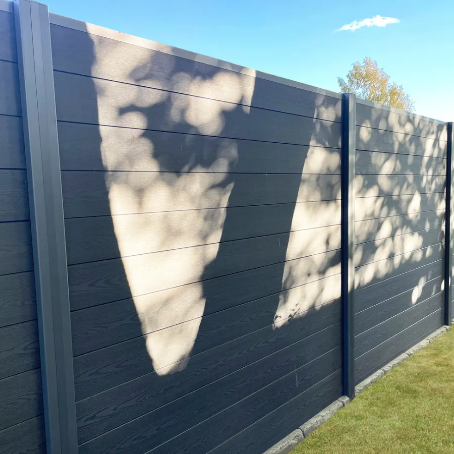 HORTUS Komposithegn|Premium Firen komposithegn tilkøb H126 x B190 cm Antracitgrå