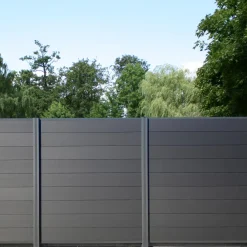 HORTUS Komposithegn|Royal Como komposithegn startsæt H165 x B192 cm Antracitgrå
