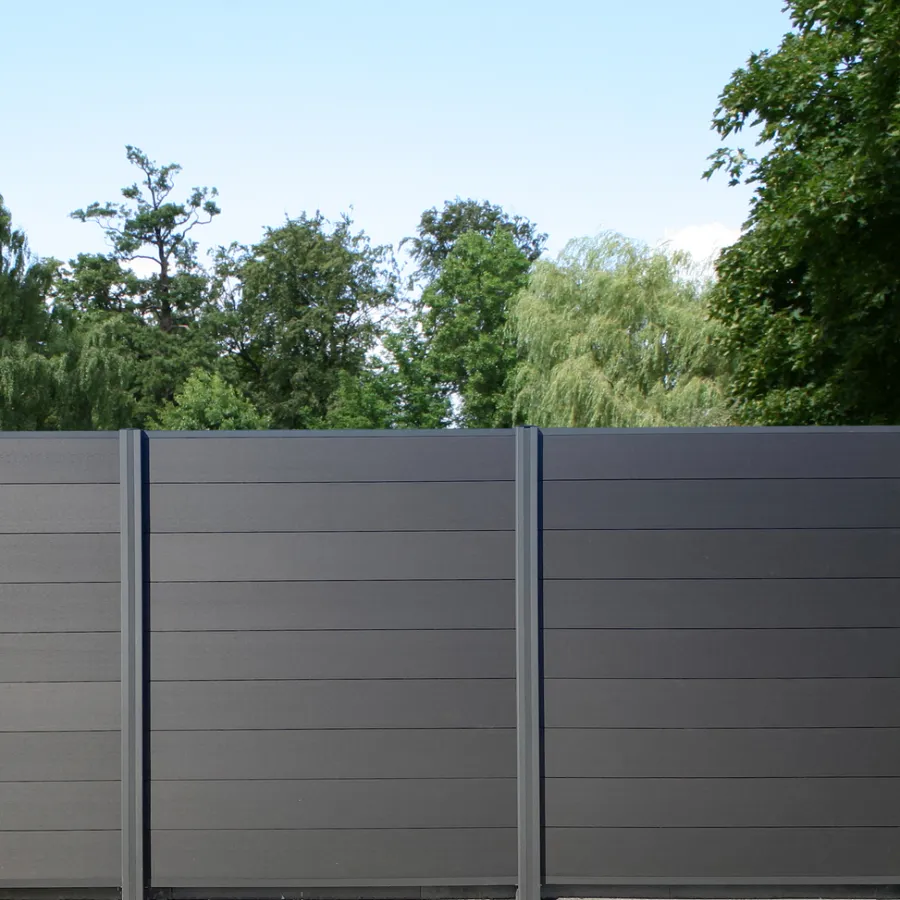 HORTUS Komposithegn|Royal Como komposithegn startsæt H165 x B192 cm Antracitgrå