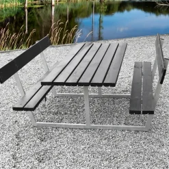 HORTUS Bord/Bænkesæt|SIF bord-/bænkesæt sort 175 x 180 cm Grundmalet sort