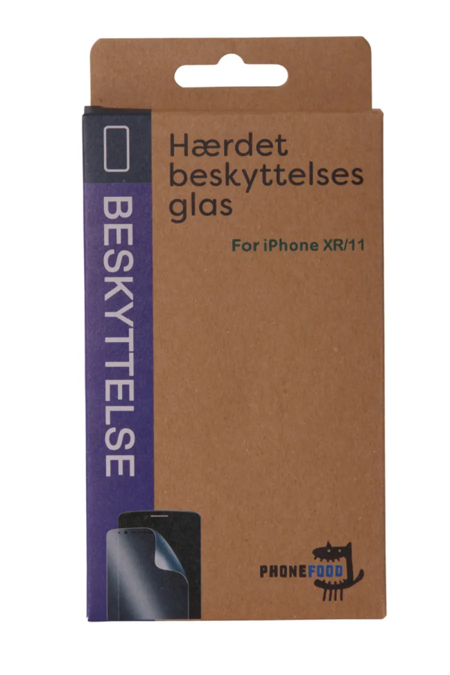 PhoneFood Covers & Beskyttelse|Hærdet beskyttelsesglas til iPhone XR/11