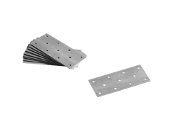 Bygningsbeslag|Hulplade 60 x 140 x 1,5 mm 10 stk.