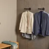 Vægskinner & Hyldeknægte|Tøjstativer & Garderobeindretning|Hyldeknægte sort 2-pk.