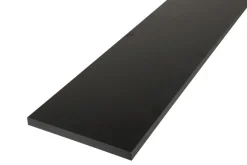 Royal Hylder|Hylde melamin sort 16 mm x 20 x 120 cm