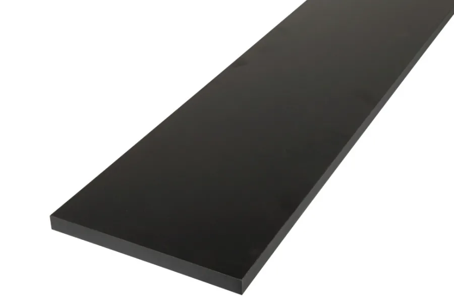 Royal Hylder|Hylde melamin sort 16 mm x 20 x 120 cm