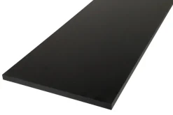 Royal Hylder|Hylde melamin sort 16 mm x 30 x 120 cm