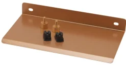 FibroTech Hylder|Akustikpaneler & Tilbehør|Hylde til akustikpanel 19,4 x 11 cm Messingfinish