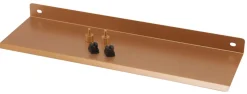 FibroTech Hylder|Akustikpaneler & Tilbehør|Hylde til akustikpanel 35,5 x 11 cm Messingfinish