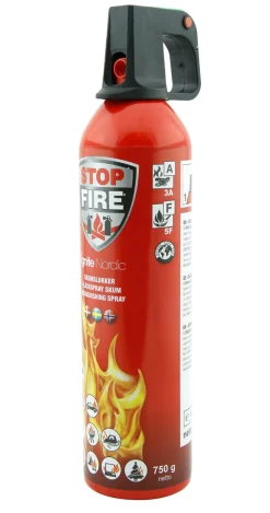 Ignite Nordic Røgalarmer & Brandslukkere|skumslukker 750 ml Rød