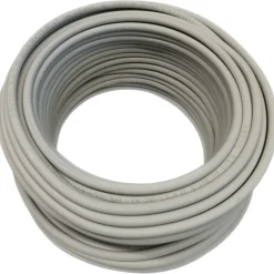 Kabler & Ledninger|Installationskabel 5 x 1,5 mm² 25 meter halogenfrit Grå