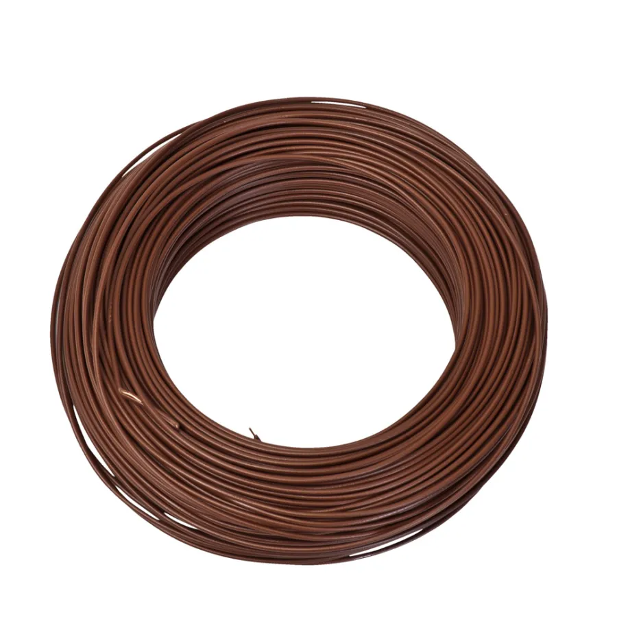 Kabler & Ledninger|Installationsledning 1 x 1,5 mm² 100 meter Brun