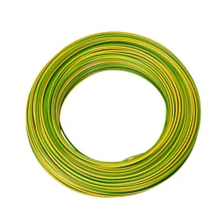 Kabler & Ledninger|Installationsledning 1 x 1,5 mm² 100 meter Gul/grøn