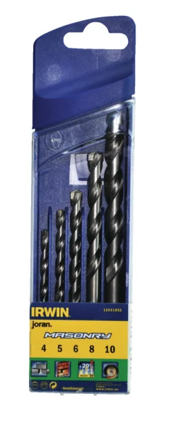 Irwin Bor & Bits|Masonry borsæt med 5 dele