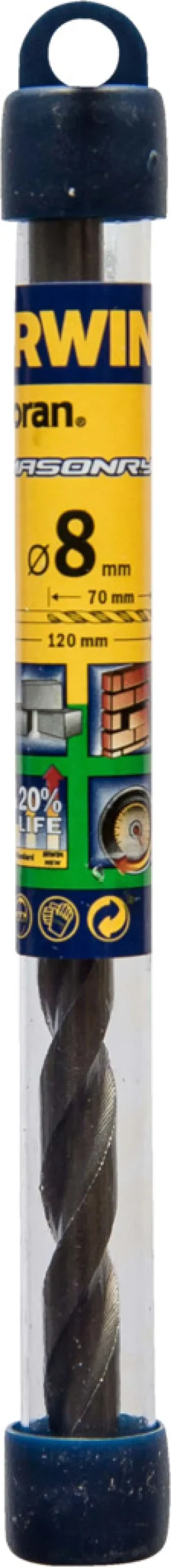 Irwin Bor & Bits|Masonry installationsbor Ø8 x 120 mm