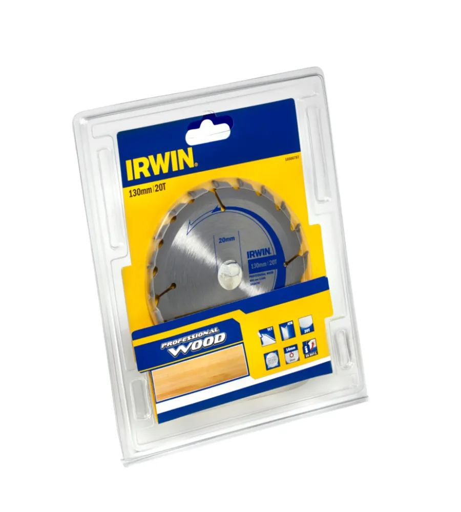 Irwin Savblade & -Klinger|rundsavsklinge 130 x 20 mm - 20T