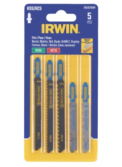 Irwin Savblade & -Klinger|stiksavsklinger 5 stk. assorteret