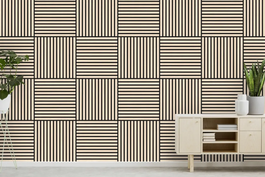 Jangal Akustikpaneler & Tilbehør|Modular Wall akustikpanel 52 x 52 cm - Letea Oak