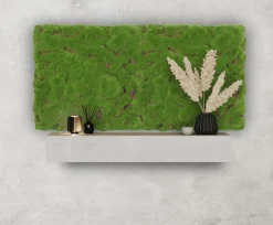 Jangal Grønne Vægpaneler|Akustikpaneler & Tilbehør|Modular Wall mospanel 52 x 52 cm - Forrest Green Bulk