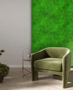 Jangal Grønne Vægpaneler|Akustikpaneler & Tilbehør|Modular Wall mospanel 52 x 52 cm - Rich Green Rich Green Moss