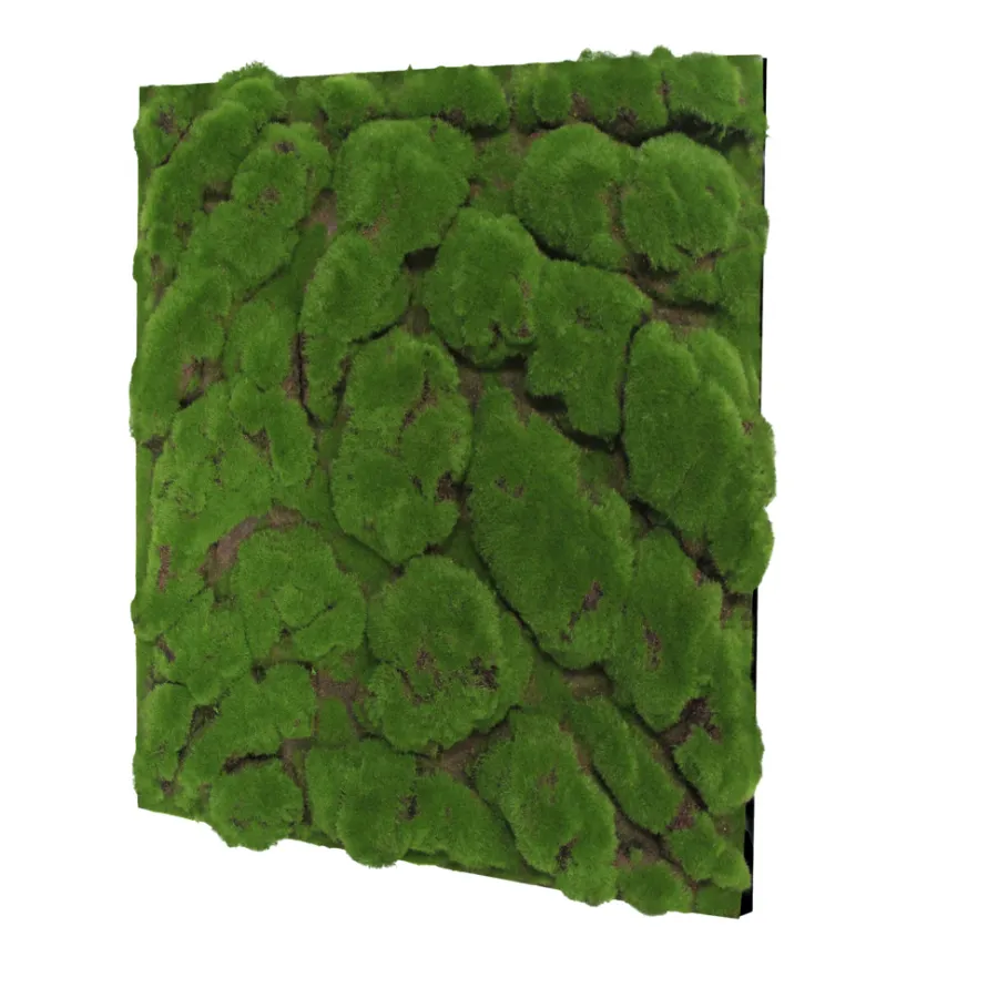 Jangal Akustikpaneler & Tilbehør|Grønne Vægpaneler|Modular Wall mospanel 52 x 52 cm - Dark Green Bulk