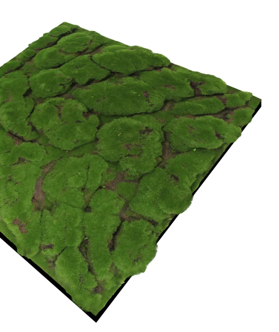Jangal Akustikpaneler & Tilbehør|Grønne Vægpaneler|Modular Wall mospanel 52 x 52 cm - Dark Green Bulk