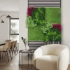 Jangal Grønne Vægpaneler|Akustikpaneler & Tilbehør|Modular Wall plantepanel 52 x 52 cm - Pink Mix