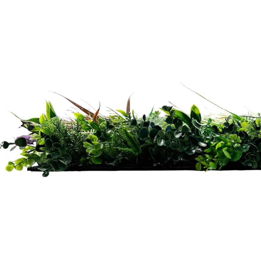Jangal Grønne Vægpaneler|Akustikpaneler & Tilbehør|Modular Wall plantepanel 52 x 52 cm - Exotic Mix