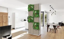 Jangal Grønne Vægpaneler|Akustikpaneler & Tilbehør|Modular Wall plantepanel 52 x 52 cm - Exotic Mix
