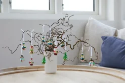 Stemning® Juledekoration|Julekugler m/figurer glas H5 cm 12 stk.