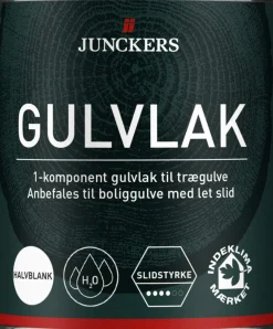 Junckers Lak|Gulvlak halvblank vandbaseret 0,75 liter