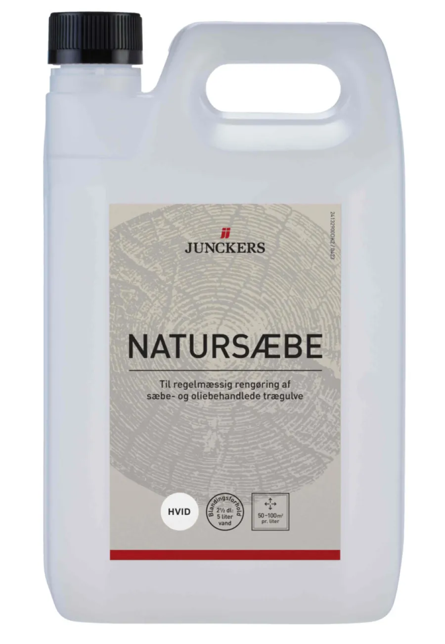 Junckers Træ-, Flise- & Murrens|Rengøringsmidler|Natursæbe hvid 2,5 liter