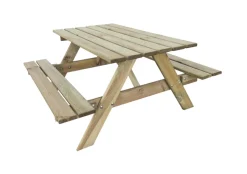 Sæsonafslutning|Bord/Bænkesæt|Junior bord/bænkesæt 90 x 90 x 50 cm