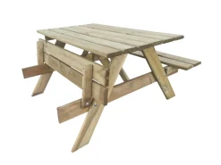 Sæsonafslutning|Bord/Bænkesæt|Junior bord/bænkesæt 90 x 90 x 50 cm